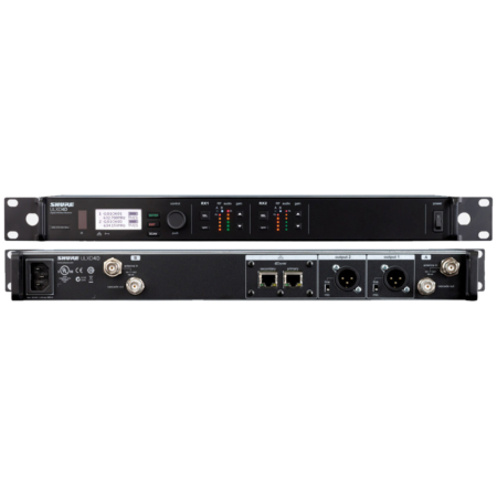 Digital dual wireless receiver offers an intelligent dual-channel, option for use in any professional sound reinforcement application.